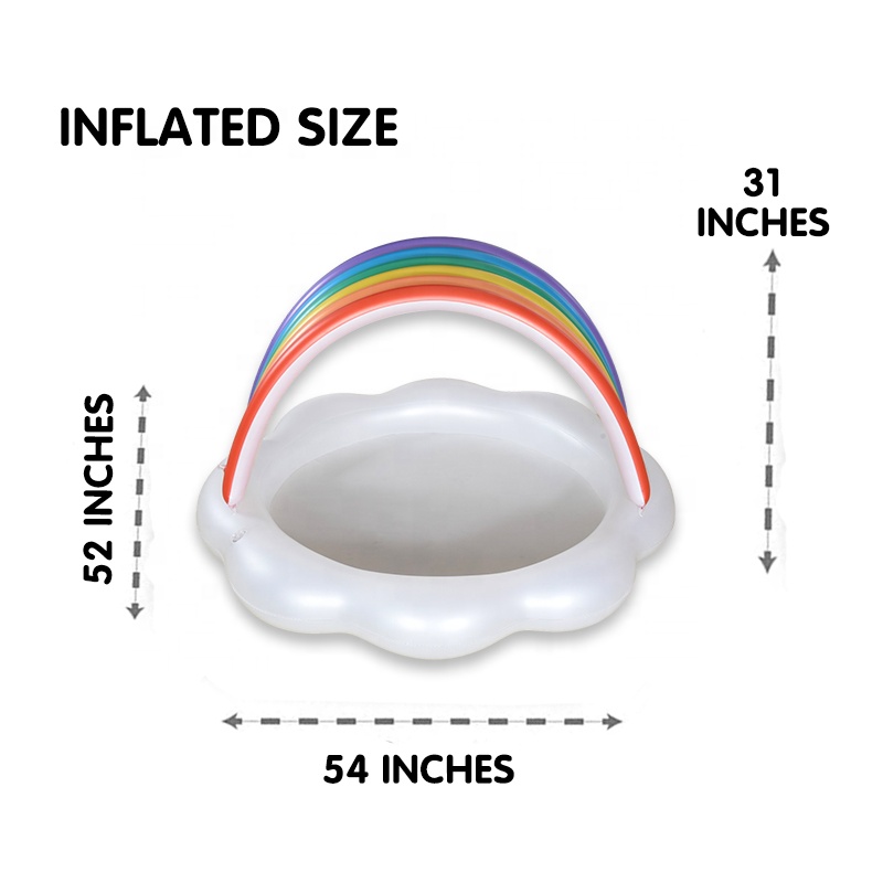 Inflatable Rainbow Swimming Baby Pool Inflatable Rainbow Swimming Baby Pool