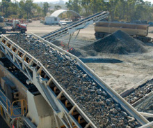 Coal crushing plant process