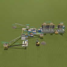 Zimbabwe 20tph Chrome Ore Washing Plant