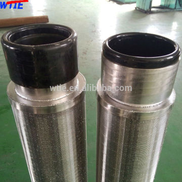 water well filtering pipe /SS304 water well sieve pipe
