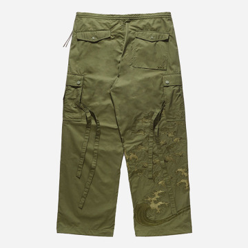 Pantalon de cargaison pour hommes verts