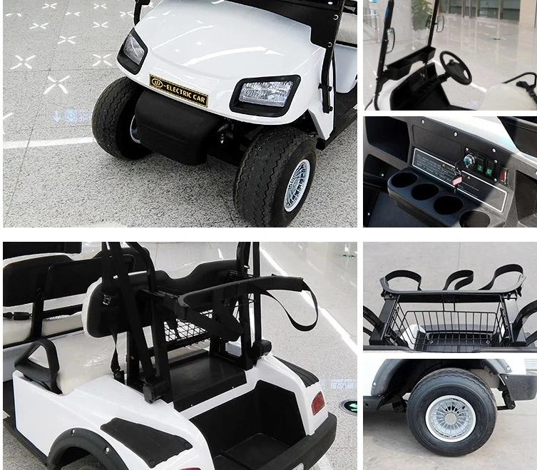 Safety Low Speed Electric Car Golf Cart for Touring