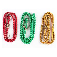 High Strength Shock Absorbing Silicone Rubber Loop Round Bungee Cord Straps Set: Coiled Mini Ball Bungee Seils