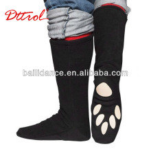 D006067 Black knee high boots of the women wholesale western boots