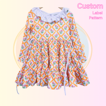 Summer Linen Cotton Princess Dress for Girls Party Clothes