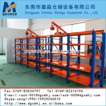 Warehouse industrial tool rack/drawer type mold rack