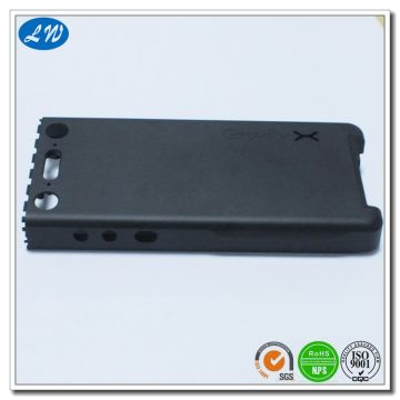 Black Anodized Aluminum Phone Case Part