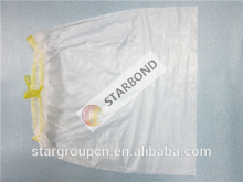 white plastic garbage bags, drawstring garbage bags