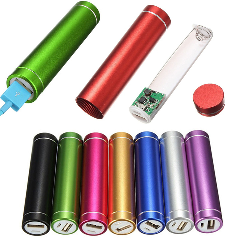 China Manufacturer Custom Colorful 18650 Battery Power Bank case for Electronics