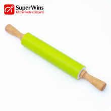 Non-stick Baker Roller Wooden Handle Rolling Pin