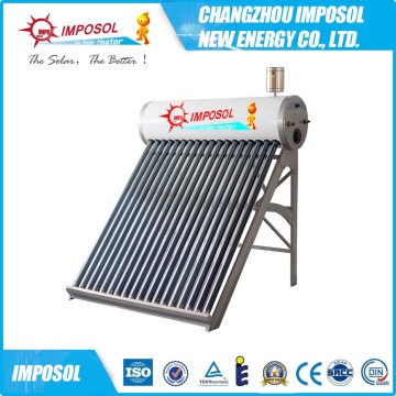 Compact No Pressure Solar Water Heater For Warm Area