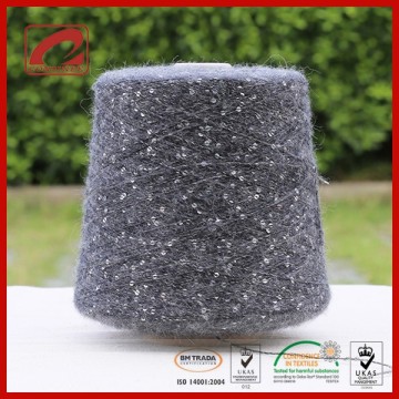 Twinkling sequin yarn for knitting