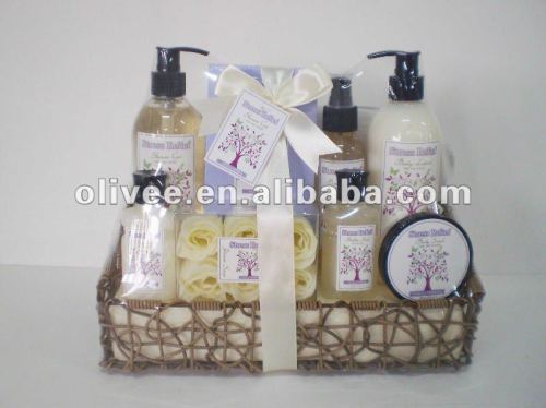 professional skin care products bath gift set supplier