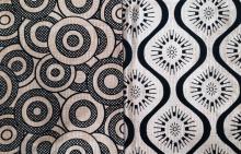 Knitted Material Printed Velvet Flocking Sofa Fabric