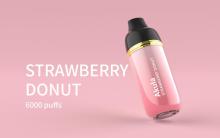 Customised red apple lemon 6000puffs pod vape pen