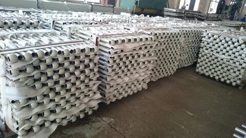 HDG serrated steel grating for walkway platform metal material