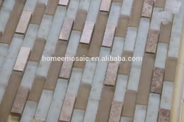 MIx color matte glass mosaic stone mix