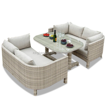 Modern PE Rattan Outdoor Patio Furniture - Rattan Sleeper Sofas