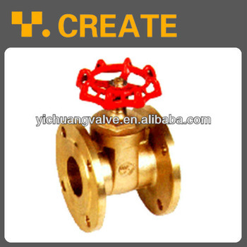 brass flanged gate valve