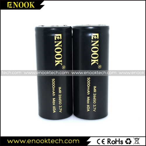 2017 newest ENOOK 26650 5000mAh batteria