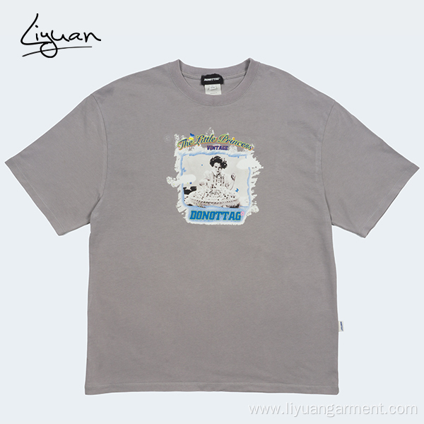 Cotton T Shirt Custom Plain T-Shirt Printing