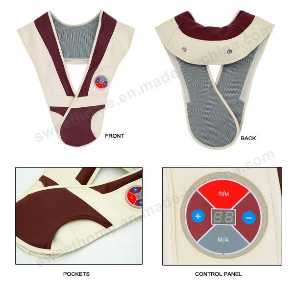 Drum Type Neck and Shoulder Tapping Massager Belt