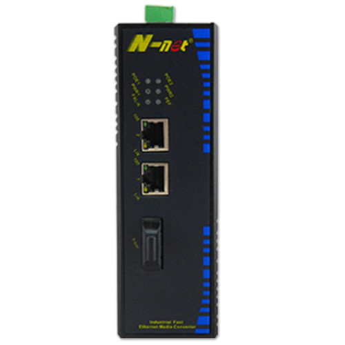 Industrial Fiber to Ethernet PoE Media Converter