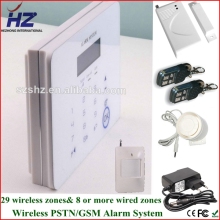 outdoor siren alarm PIR detector wireless gsm home alarm system