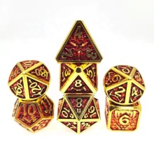 DND Dice Sets 7PCS Dungeons and Dragons Dice With Pouch