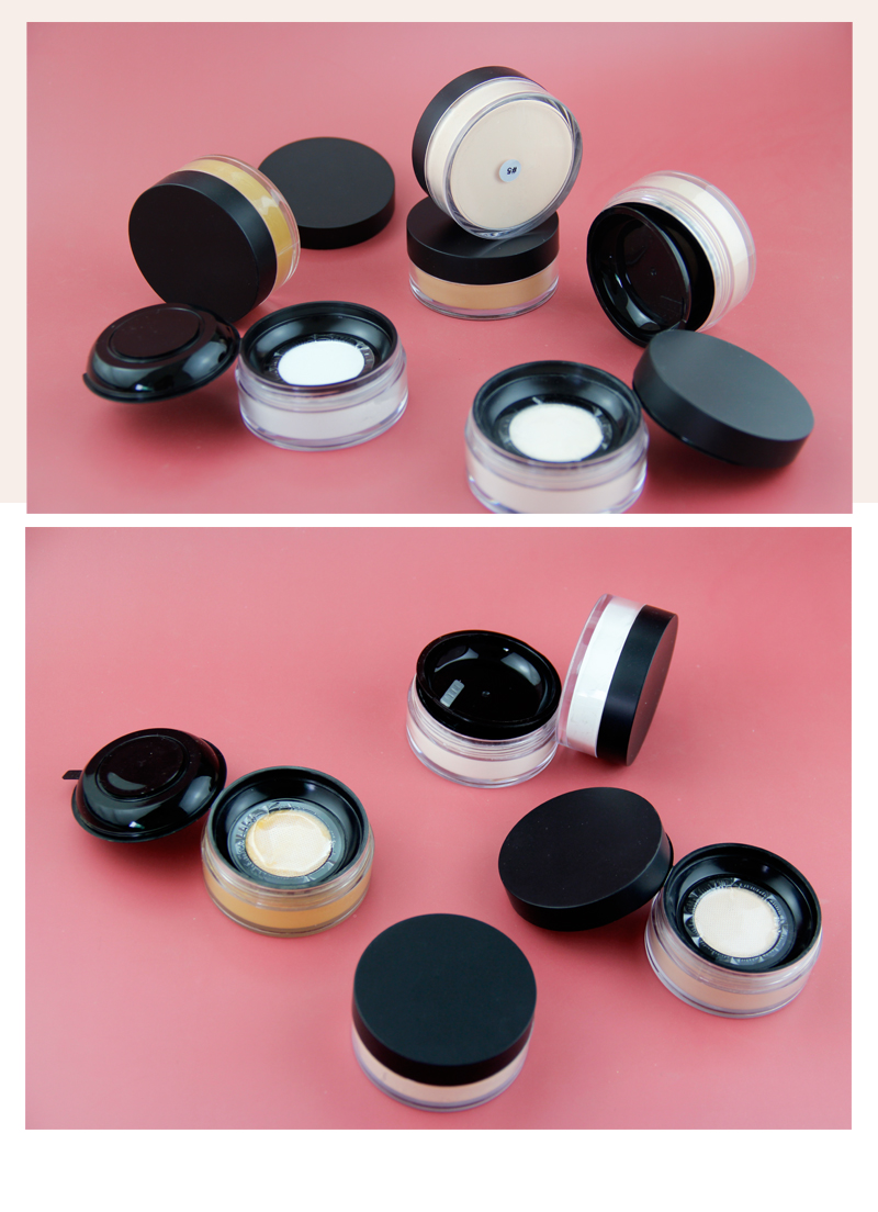 9 Colors Loose Powder The makeup containment light Glow Dust Powder Extend makeup effect Long lasting powder