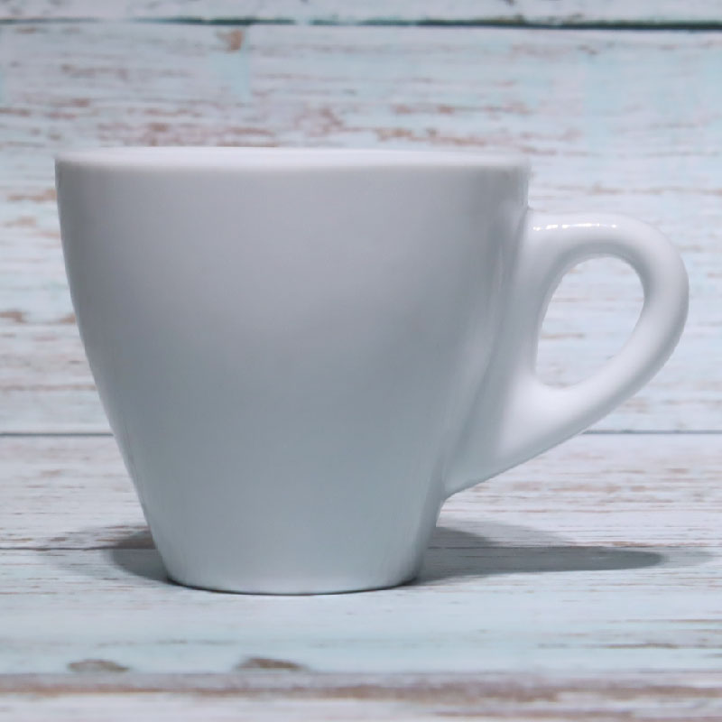 Customized Logo Promotional Gifts Fit Tea Milk Or Coffee Classic Big Capacity 12oz 340ml Ceramic White Mug With Glazed Handle