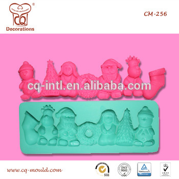 silicone cake mould, cake mould, Christmas theme cake maker