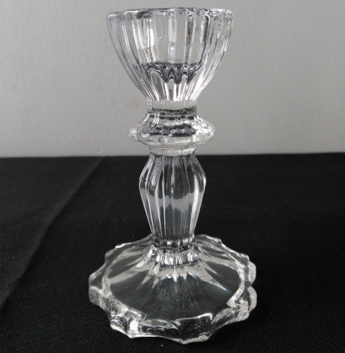 Small Glass Candle Holder for Taper Candle set