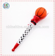 Sport ball shaped toy ball pen , plastic jumping ball pen