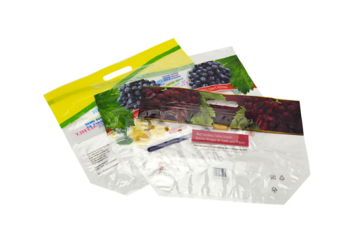 Flexible Print Fruit Packaging Bag With Handle