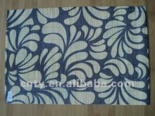 China bamboo placemats custom assorted printed designs