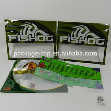 private label printing foil mylar laminated ziplock bag one side clear