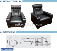 USIT UV833A luxury electric lazy boy leather reclining sofa