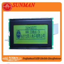 240*64 graphic lcd screen with Y-G backlight