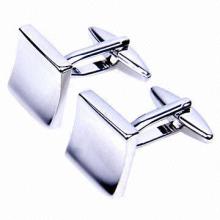Men's Concave Fashion Cufflink Blanks