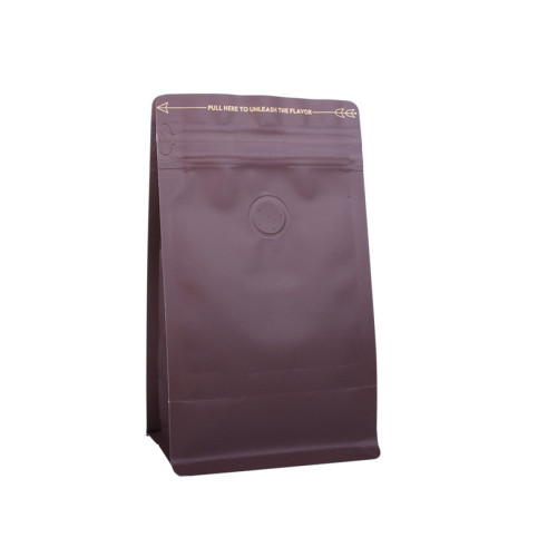 BOX Custom Coffee Packaging Heat Seal Pocket Zipper