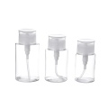 Clear Liquid Press Pump Dispenser Makeup Remover Botol