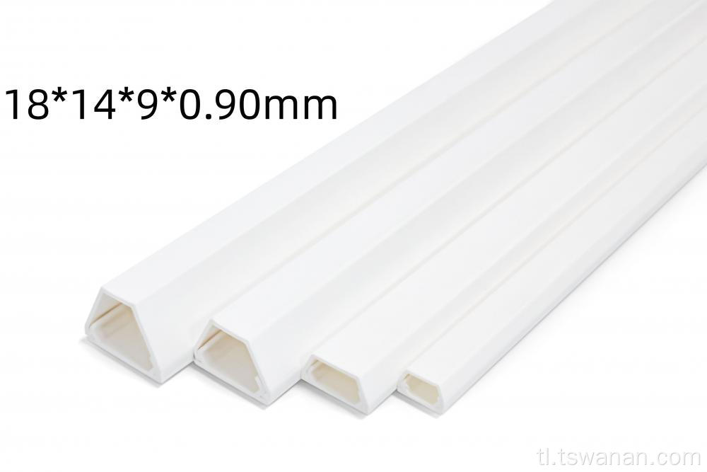 18*14*9*0.90mm trapezoidal PVC cable trunking