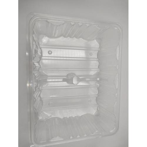 Bandeja de empaque de plástico PET transparente/caja