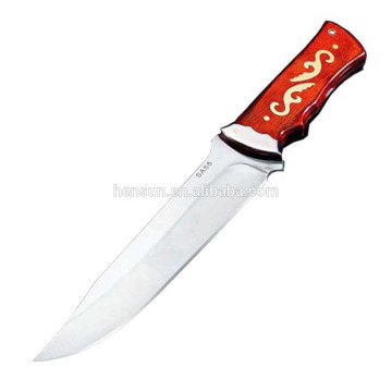 Promotion Rosewood Handle Bowie Knives Outdoor Knife
