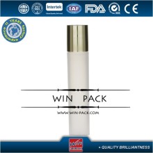 frosted roll on bottle with golden lid ,lipgloss container,8ml frosted roll on cosmetic bottle