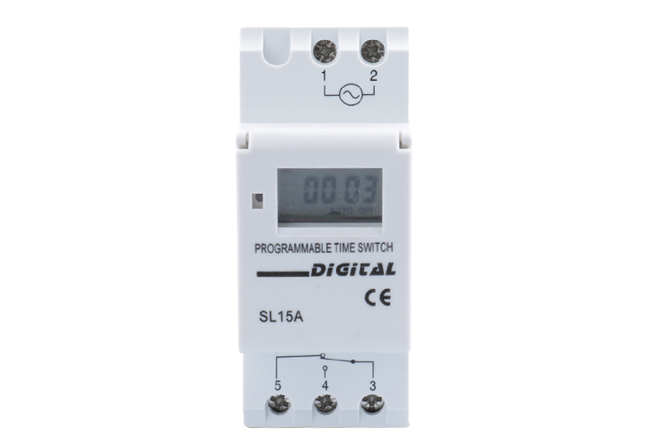 SL15A Programmable Timer Digital Electrical Time Switches Electrical Weekly Timer Switch 12V 24V 48V 110V 220V