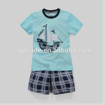 Hot Sale Accept Private Label Child Boy Clothing Set