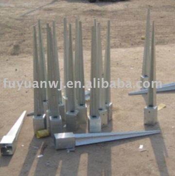 Hot dip galvanized pole anchor 51*51