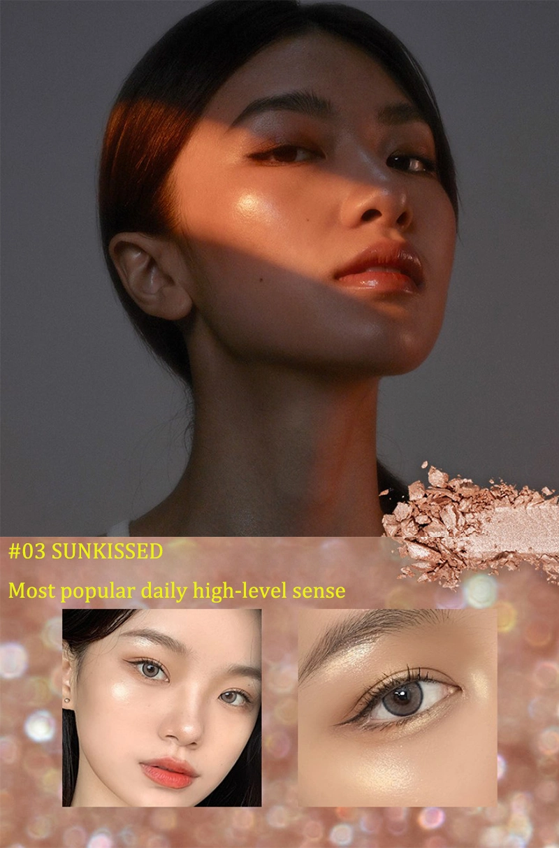 Cruelty Free Organic Face Highlighter Natural Makeup Single Cream Highlighter Liquid Private Label